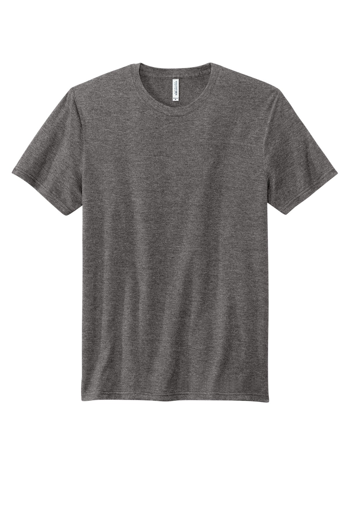 Custom Embroidered Volunteer Knitwear T-Shirts  in Heather Grey Steel