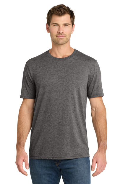 Custom Embroidered Volunteer Knitwear T-Shirts  in Heather Grey Steel