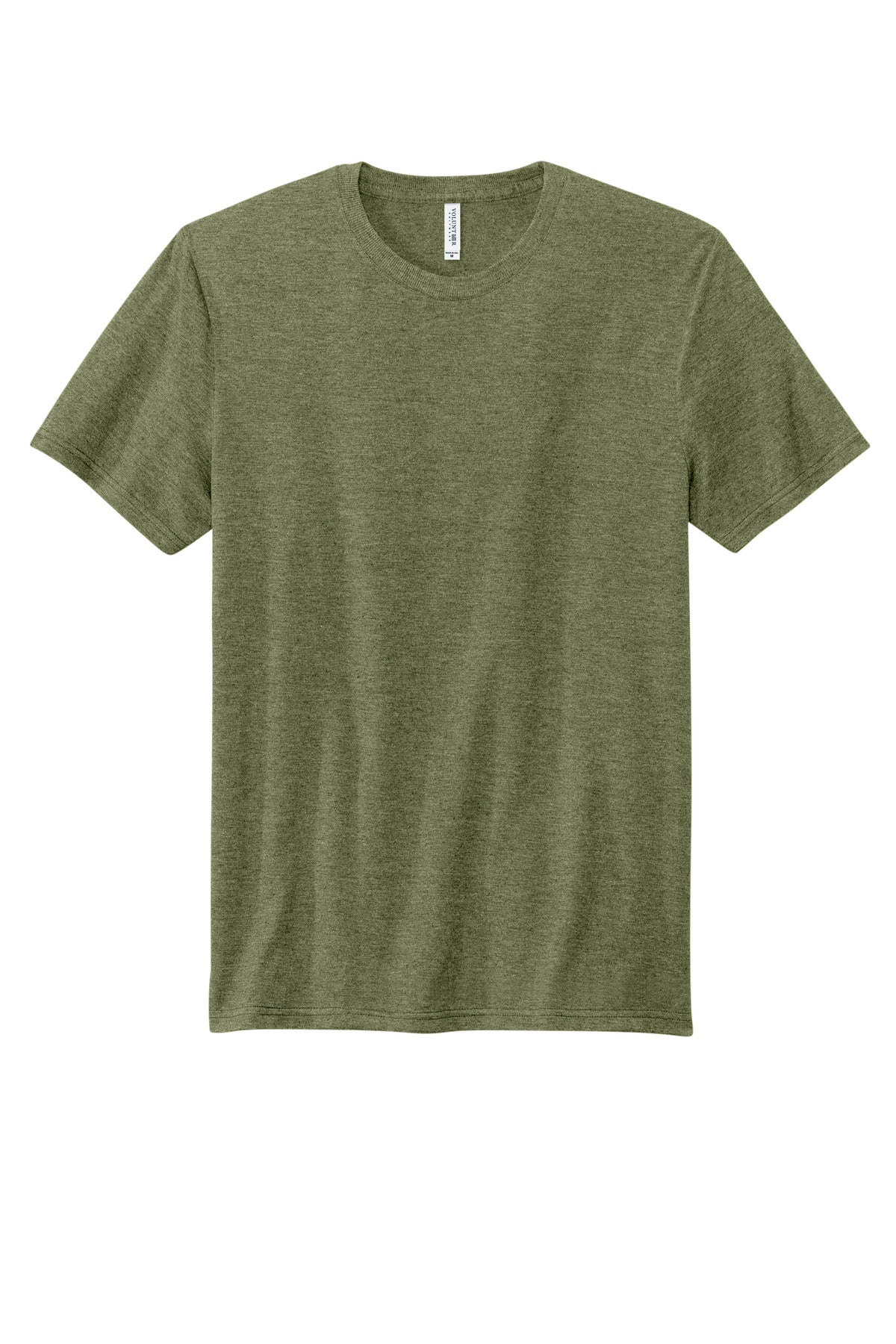 Custom Embroidered Volunteer Knitwear T-Shirts  in Military Green Heather