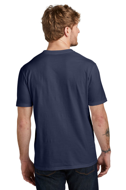 Custom Embroidered Volunteer Knitwear Daily Tee VL45,Strong Navy