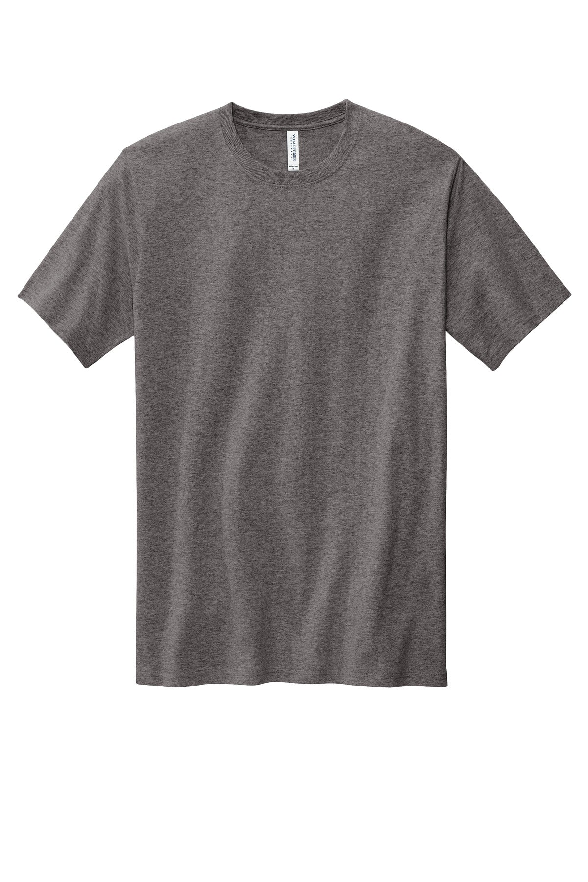 Custom Embroidered Volunteer Knitwear T-Shirts  in Dark Heather Grey