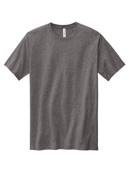 Custom Embroidered Volunteer Knitwear T-Shirts  in Dark Heather Grey