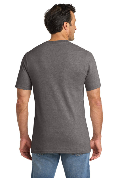 Custom Embroidered Volunteer Knitwear T-Shirts  in Dark Heather Grey
