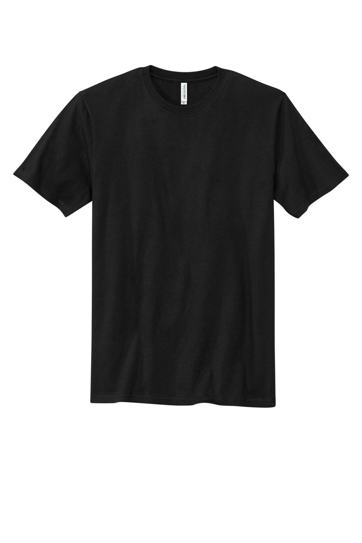 Custom Embroidered Volunteer Knitwear T-Shirts  in Deep Black