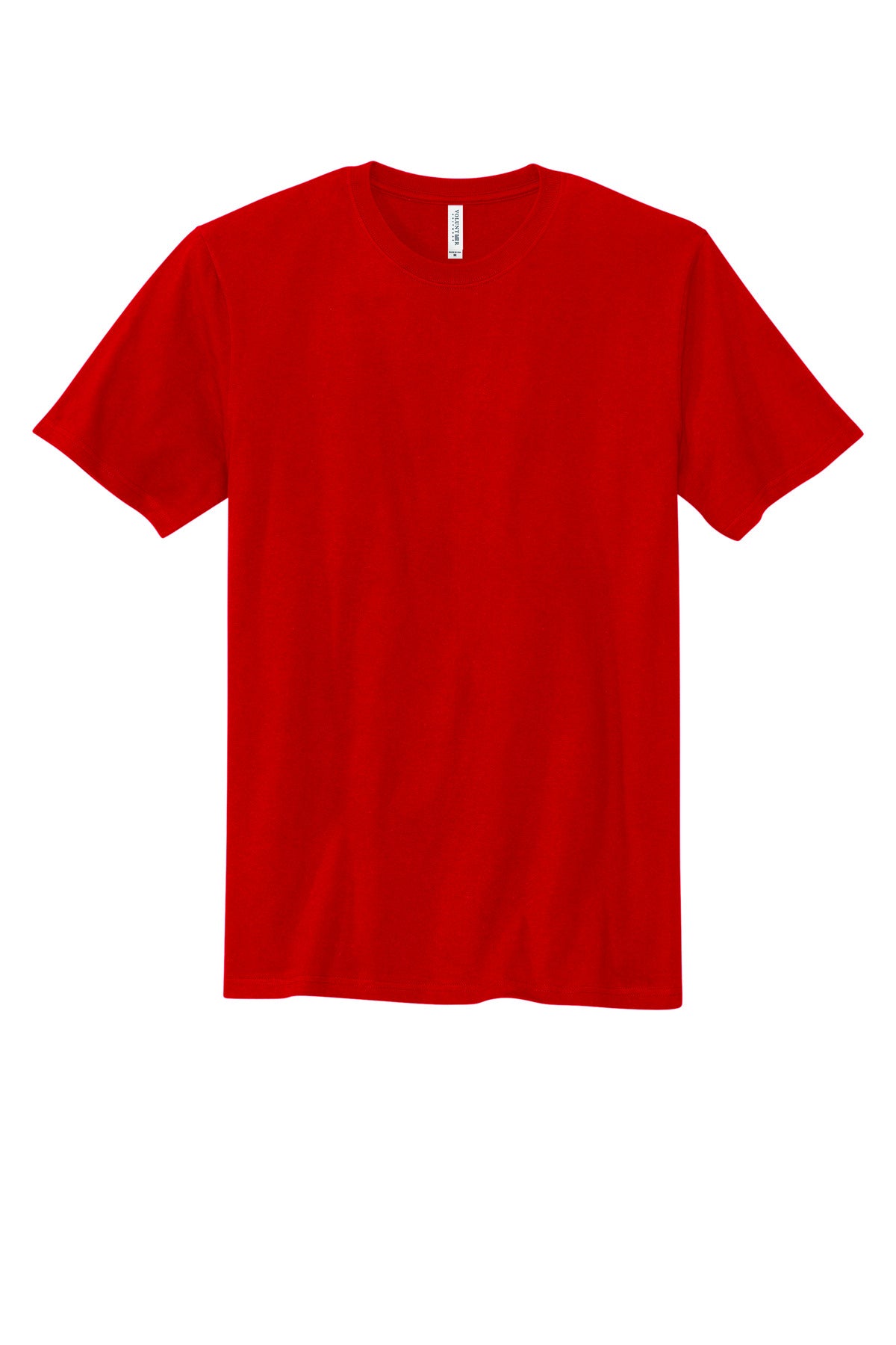 Custom Embroidered Volunteer Knitwear T-Shirts  in Flag Red