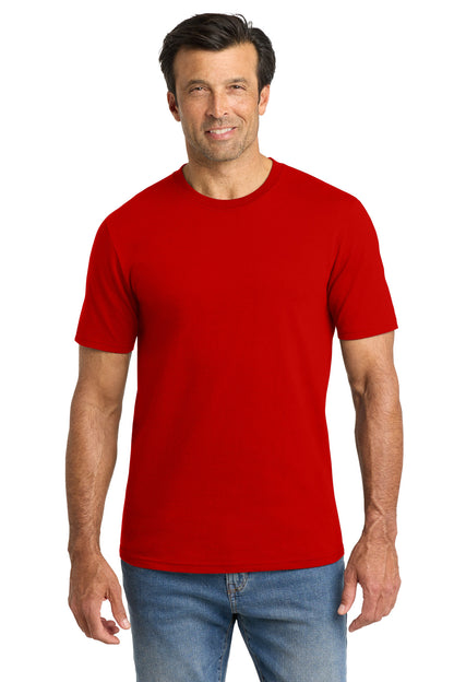 Custom Embroidered Volunteer Knitwear T-Shirts  in Flag Red