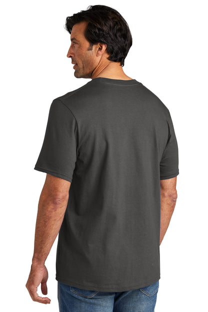 Custom Embroidered Volunteer Knitwear Chore Tee VL60,Grey Steel
