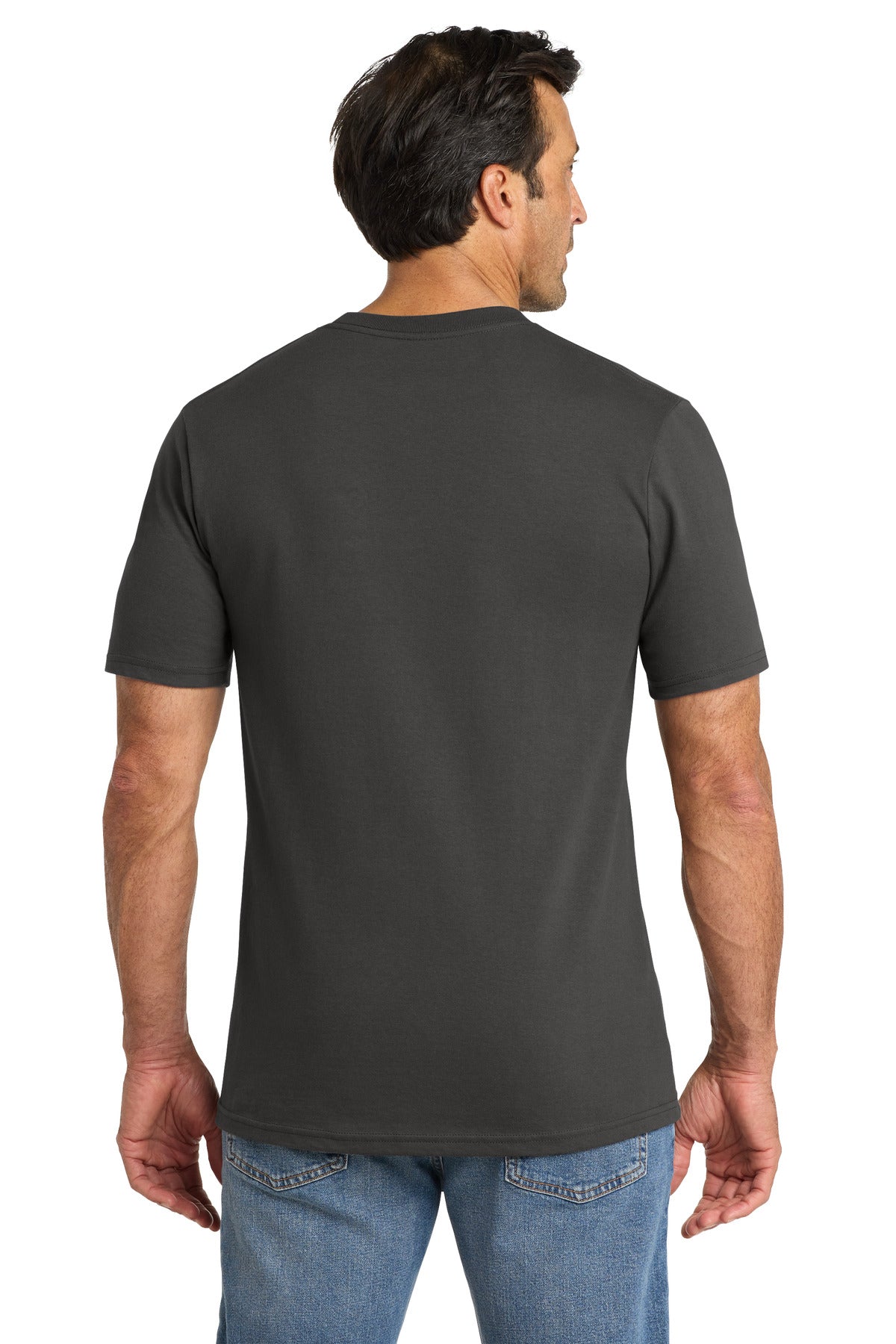 Custom Embroidered Volunteer Knitwear T-Shirts  in Grey Steel