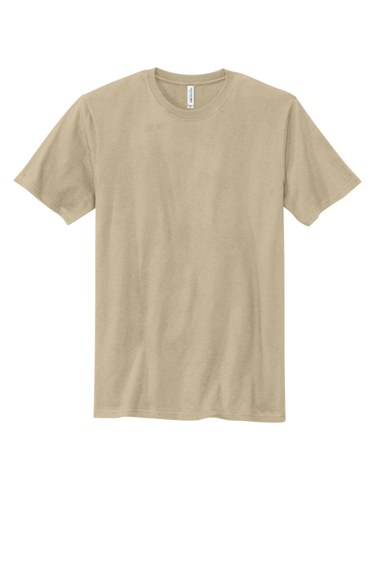 Custom Embroidered Volunteer Knitwear T-Shirts  in Sand Dune