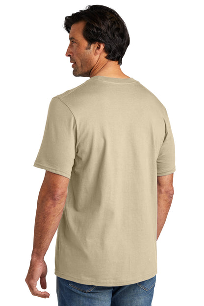 Custom Embroidered Volunteer Knitwear Chore Tee VL60,Sand Dune