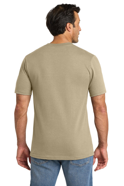 Custom Embroidered Volunteer Knitwear T-Shirts  in Sand Dune