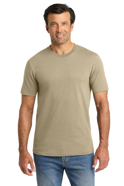 Custom Embroidered Volunteer Knitwear T-Shirts  in Sand Dune