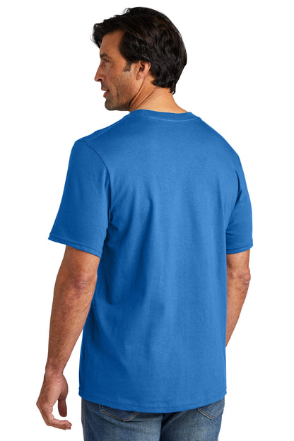 Custom Embroidered Volunteer Knitwear Chore Tee VL60,True Royal