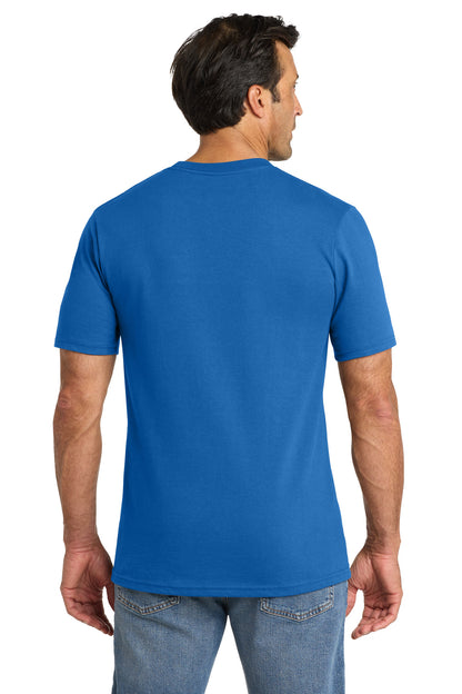 Custom Embroidered Volunteer Knitwear T-Shirts  in True Royal