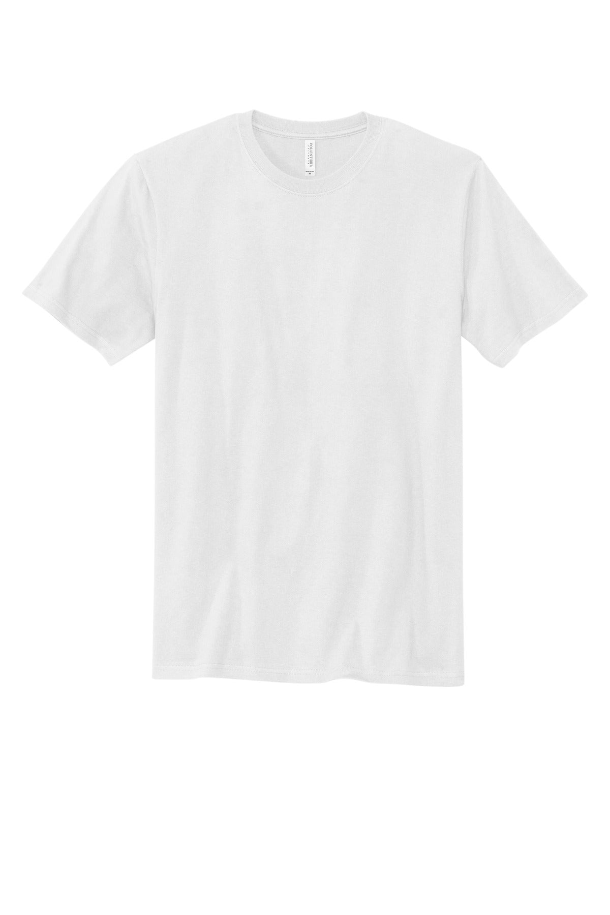 Custom Embroidered Volunteer Knitwear T-Shirts  in White
