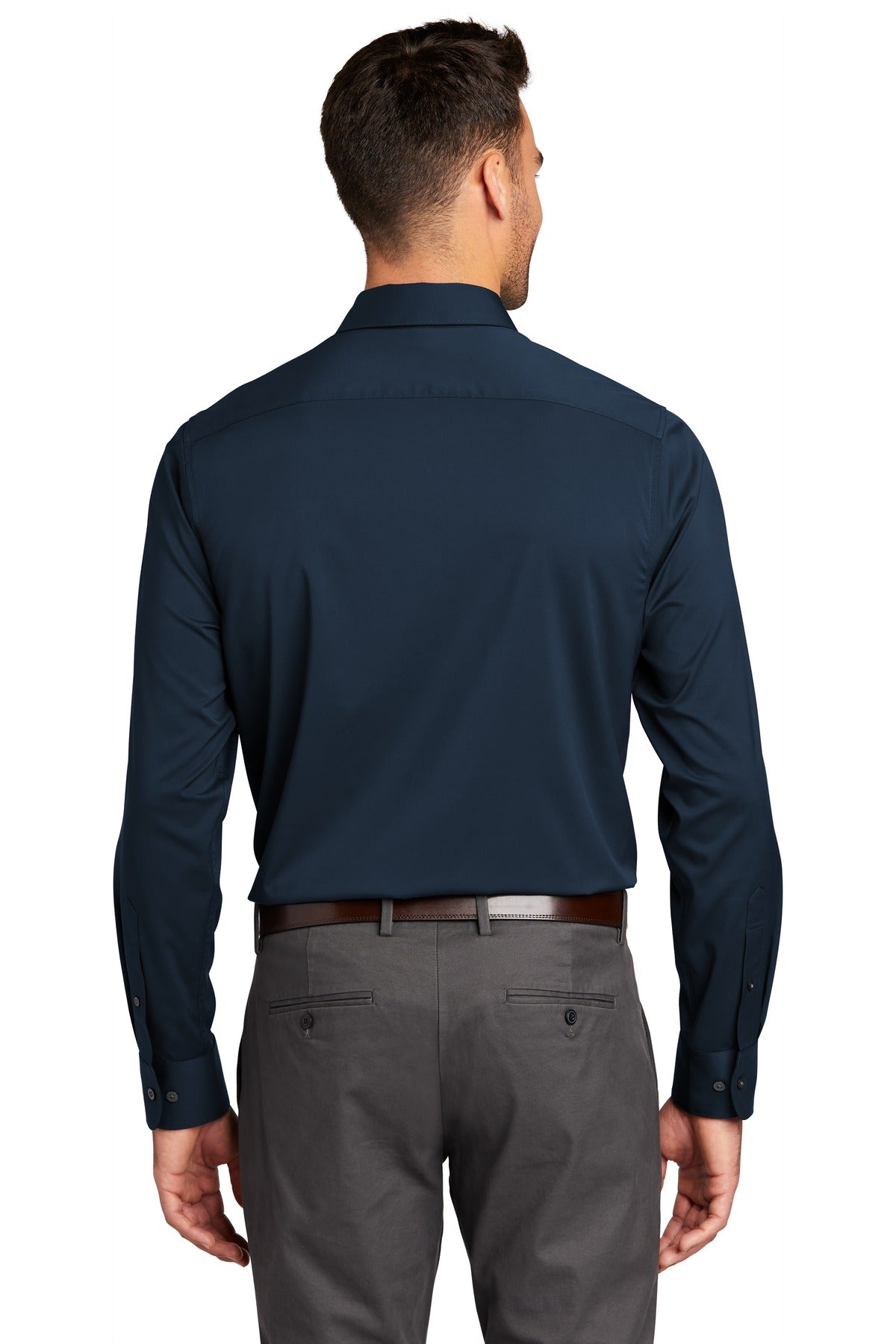 Custom Embroidered Port Authority  City Stretch Shirt W680,River Blue Navy