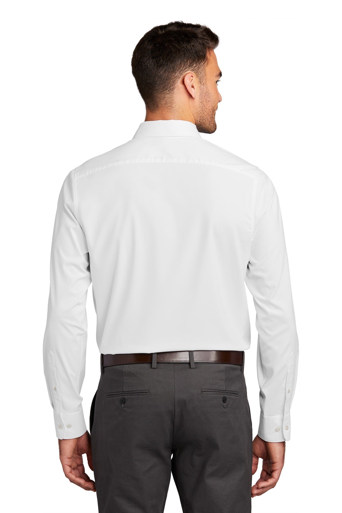 Custom Embroidered Port Authority  City Stretch Shirt W680,White