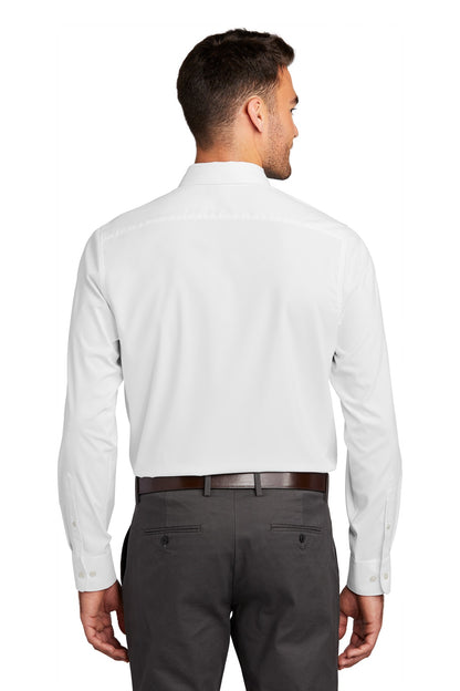 Custom Embroidered Port Authority  City Stretch Shirt W680,White