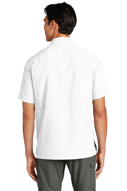Custom Embroidered Port Authority Short Sleeve UV Daybreak Shirt W961,White