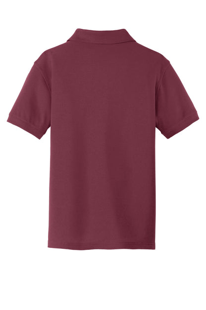 Custom Embroidered Port Authority Polos/Knits in Burgundy