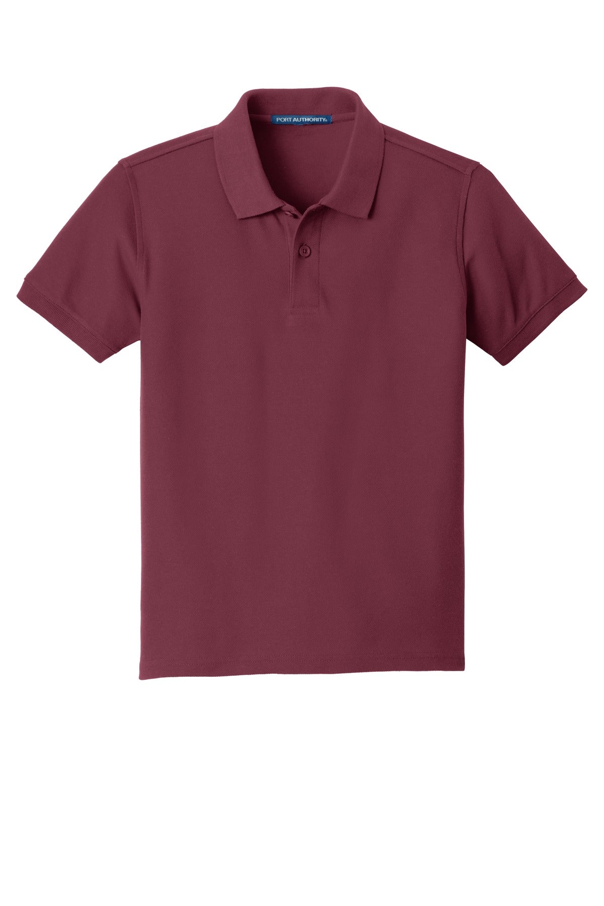 Custom Embroidered Port Authority Polos/Knits in Burgundy