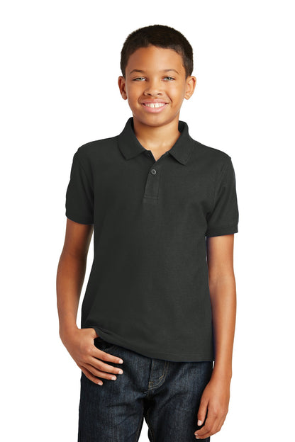 Custom Embroidered Port Authority Polos/Knits in Deep Black