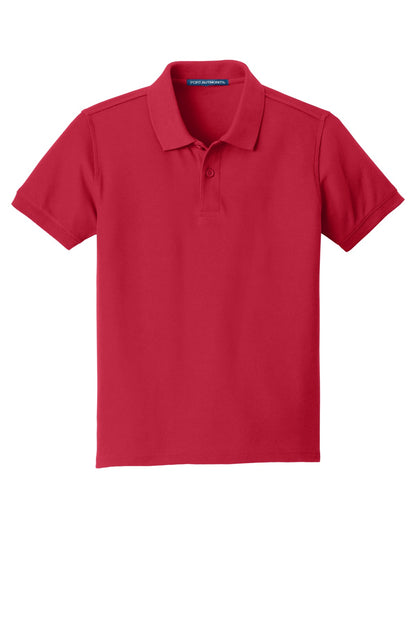 Custom Embroidered Port Authority Polos/Knits in Rich Red