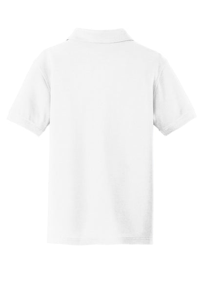 Custom Embroidered Port Authority Polos/Knits in White