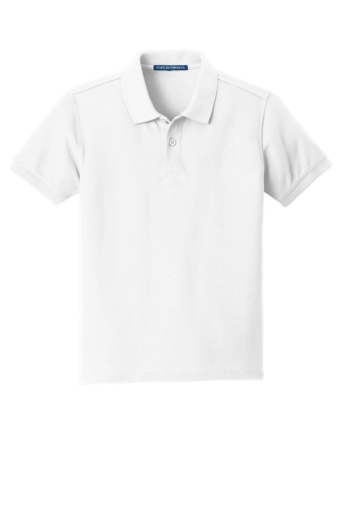 Custom Embroidered Port Authority Polos/Knits in White