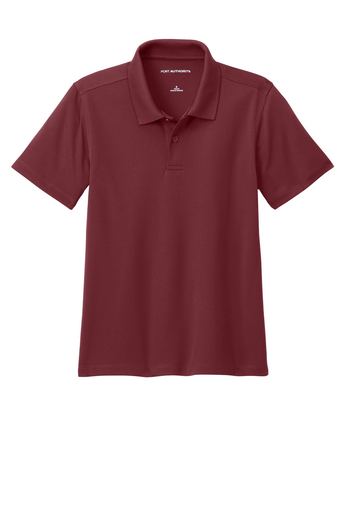 Custom Embroidered Port Authority Polos/Knits in Burgundy