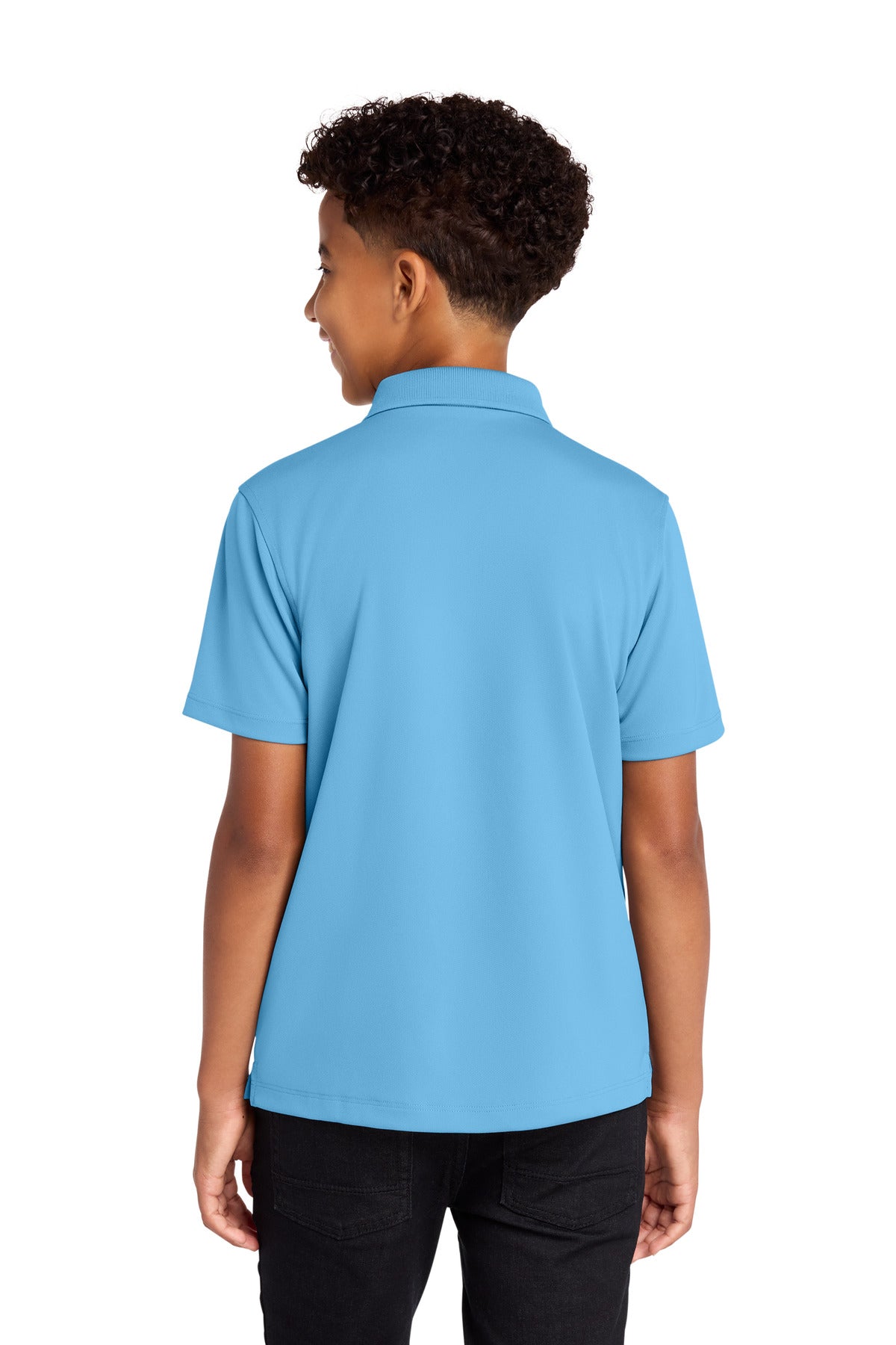 Custom Embroidered Port Authority Polos/Knits in Carolina Blue