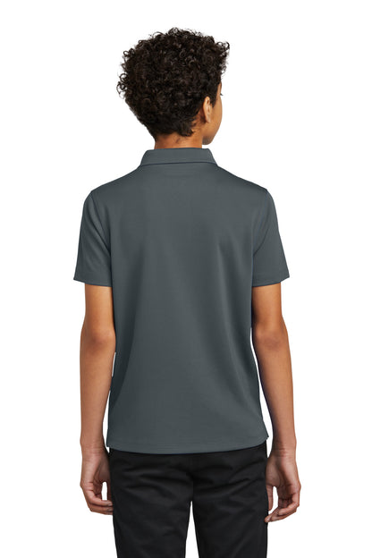 Custom Embroidered Port Authority Youth Dry Zone UV Micro-Mesh Polo Y110,Graphite