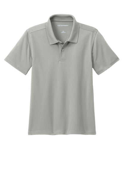 Custom Embroidered Port Authority Polos/Knits in Gusty Grey