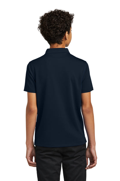 Custom Embroidered Port Authority Youth Dry Zone UV Micro-Mesh Polo Y110,River Blue Navy