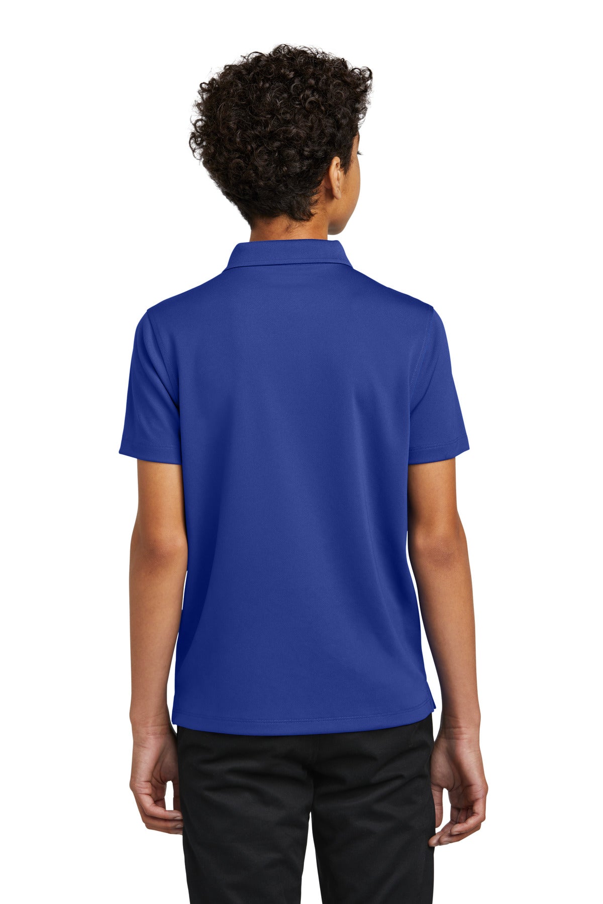 Custom Embroidered Port Authority Youth Dry Zone UV Micro-Mesh Polo Y110,True Royal