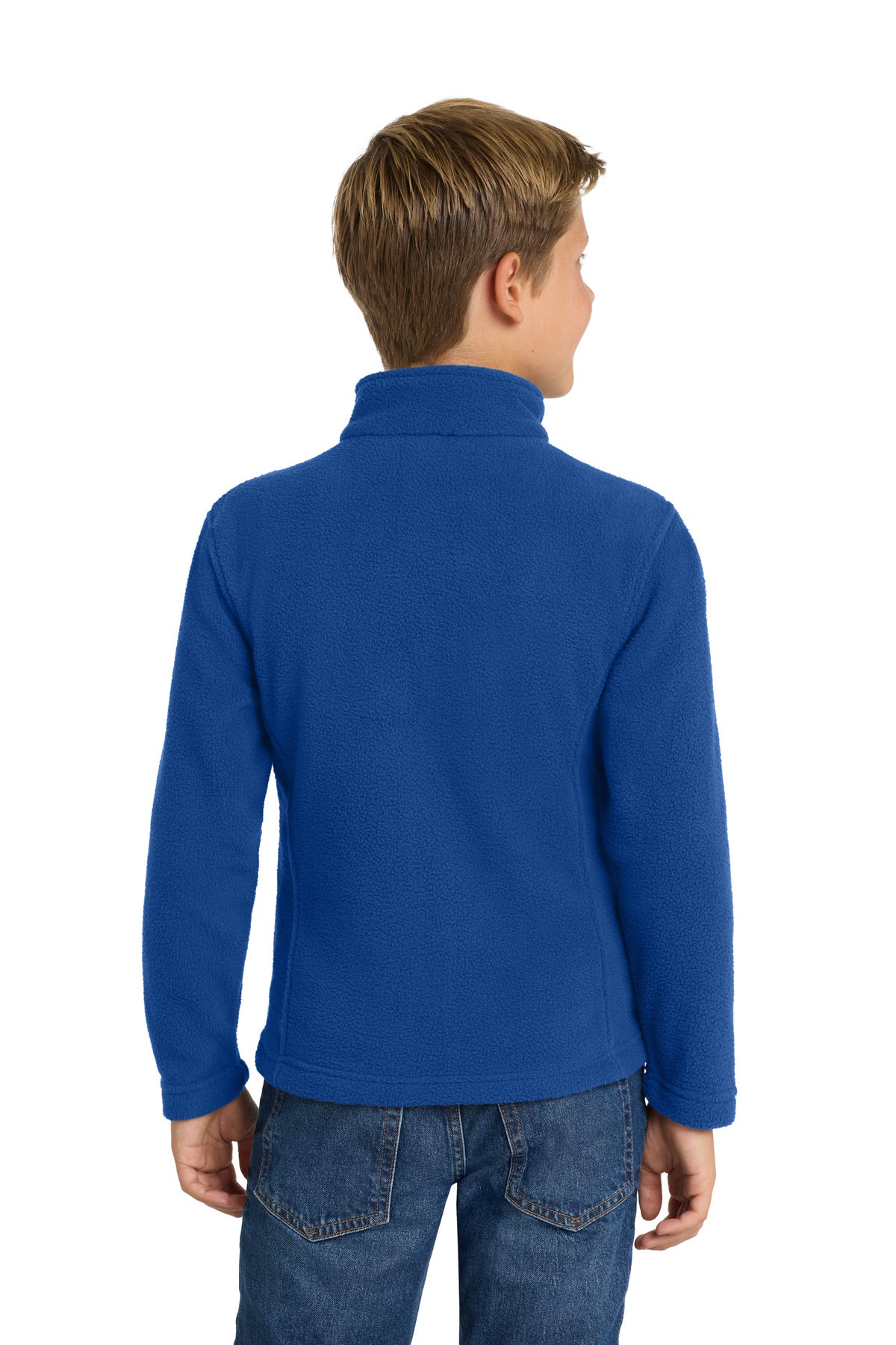 Custom Embroidered Port Authority Youth Value Fleece Jacket. Y217,True Royal