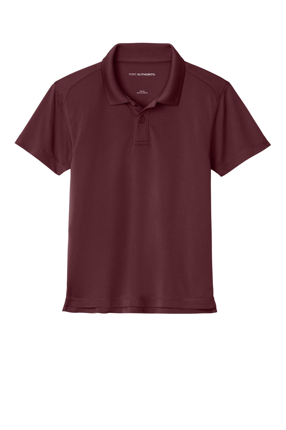 Custom Embroidered Port Authority Polos in Burgundy