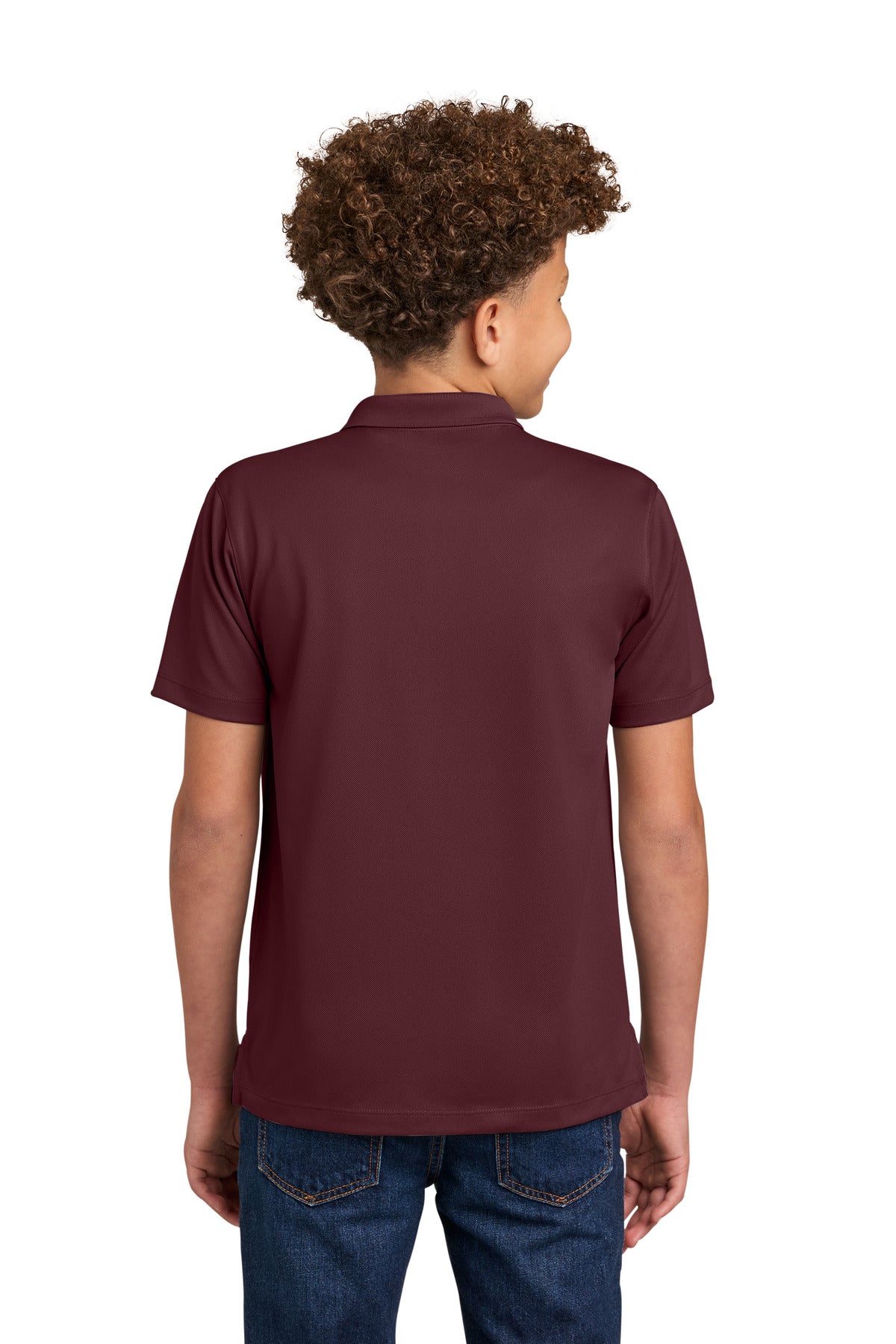 Custom Embroidered Port Authority Polos in Burgundy