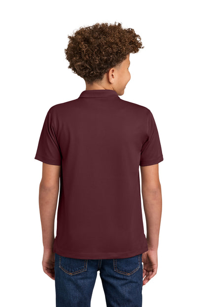 Custom Embroidered Port Authority Polos in Burgundy