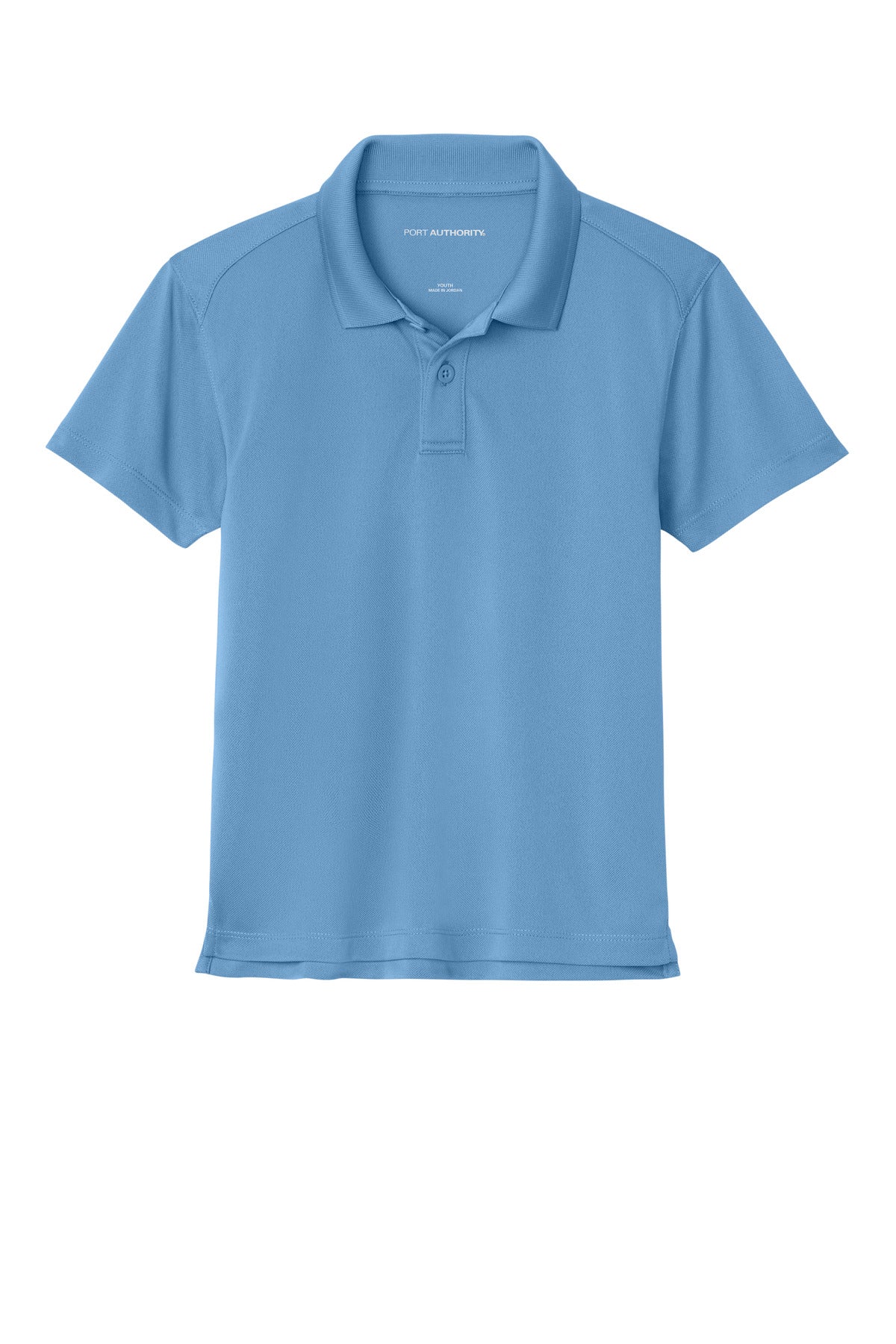 Custom Embroidered Port Authority Polos in Carolina Blue