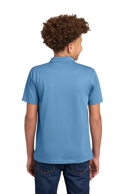 Custom Embroidered Port Authority Polos in Carolina Blue