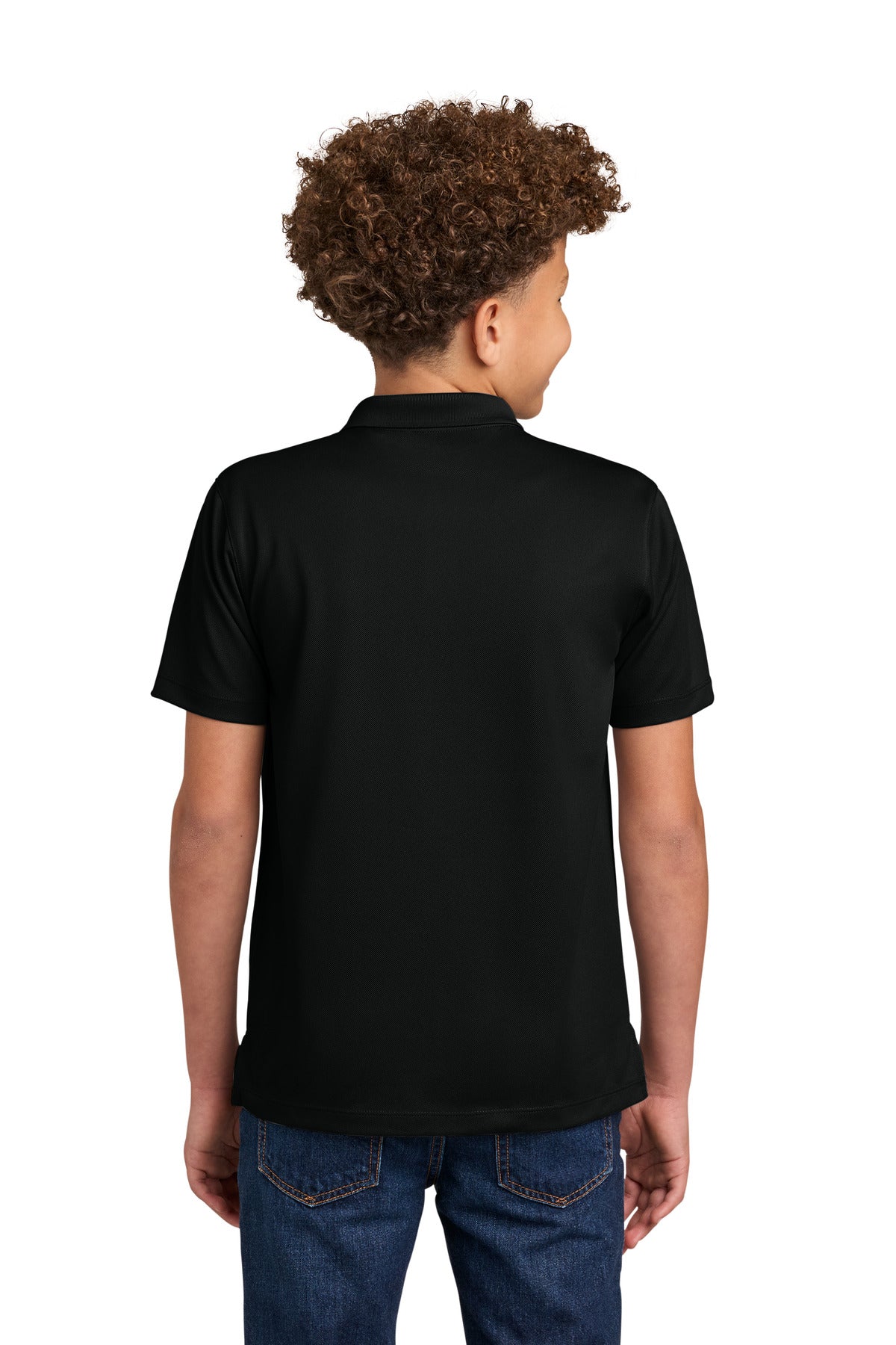Custom Embroidered Port Authority Polos in Deep Black