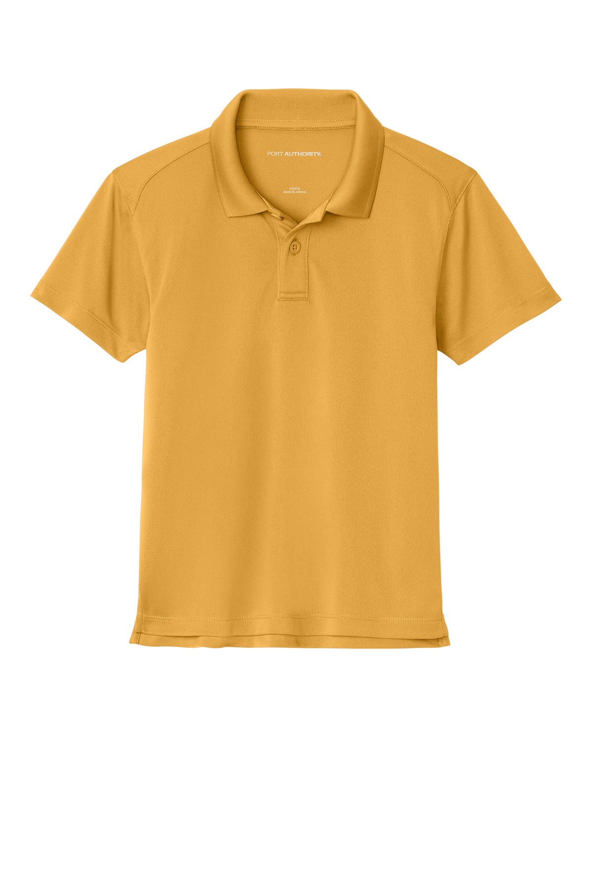 Custom Embroidered Port Authority Polos in Gold