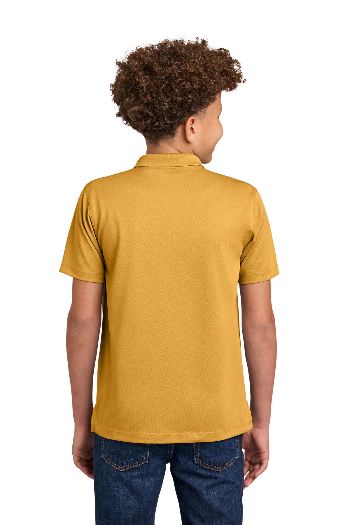 Custom Embroidered Port Authority Polos in Gold