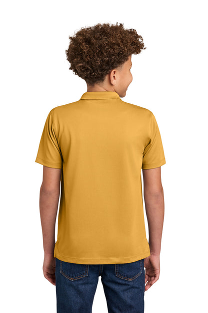 Custom Embroidered Port Authority Polos in Gold