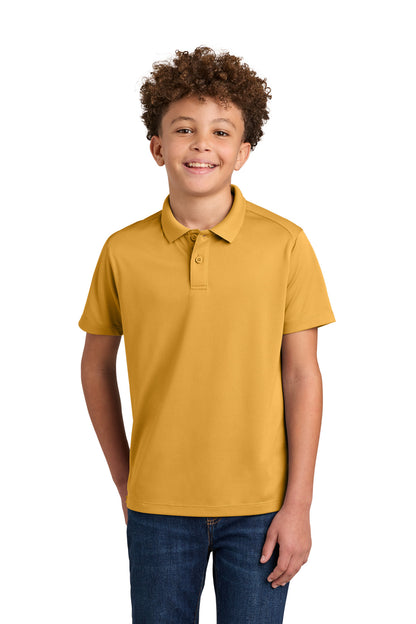 Custom Embroidered Port Authority Polos in Gold
