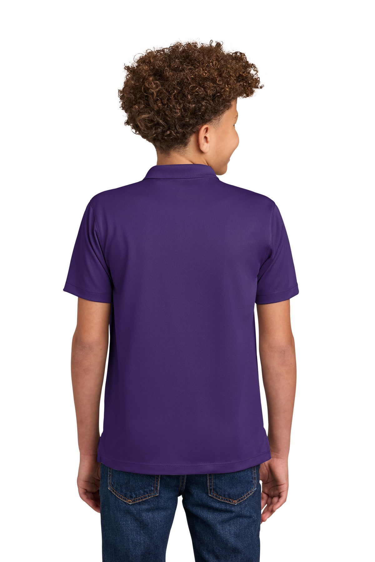 Custom Embroidered Port Authority Polos in Prism Purple