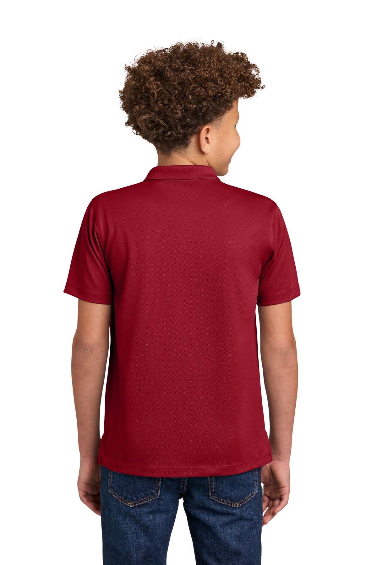 Custom Embroidered Port Authority Polos in Rich Red