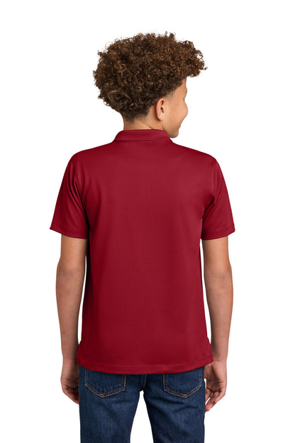 Custom Embroidered Port Authority Polos in Rich Red