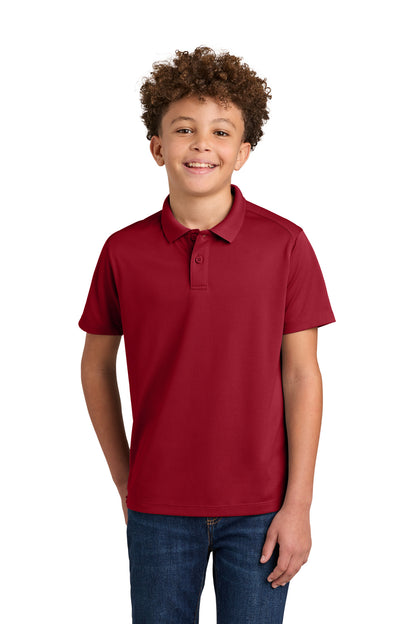 Custom Embroidered Port Authority Polos in Rich Red